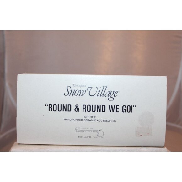 Dept 56 Snow Village - Round and Round We Go - Picture 1 of 6